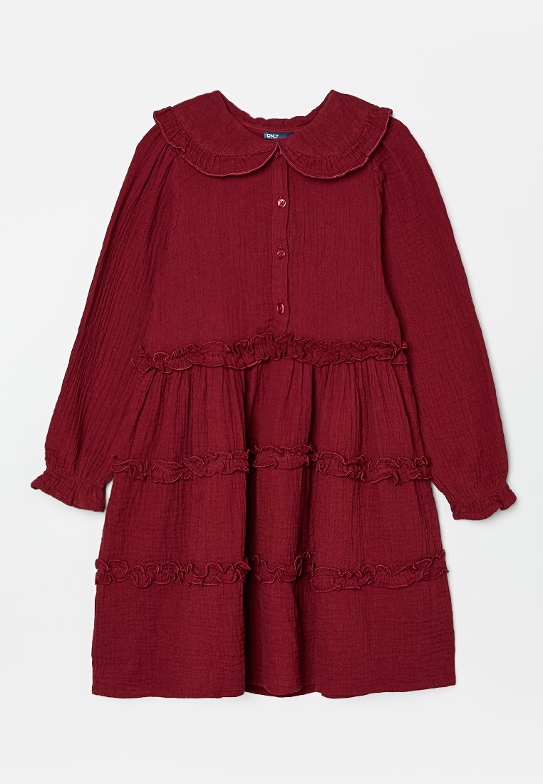ONLY GIRLS Robe chemise bleu marine