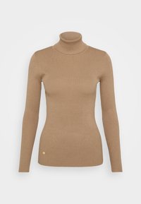 Lauren Ralph Lauren Stickad tröja - camel