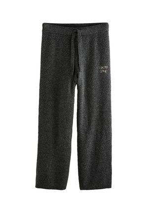REGULAR FIT - KNITTED - Pantaloni de pijama - charcoal grey doodles