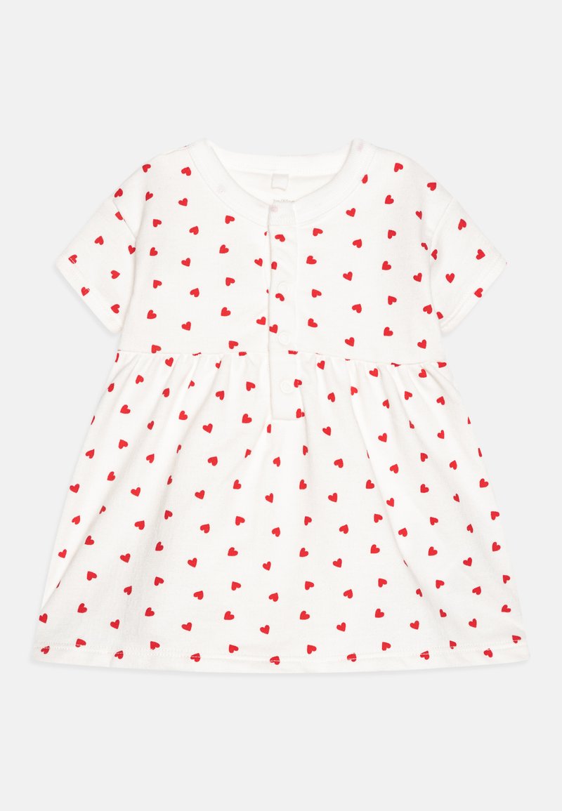 Petit Bateau ROBE MC BODY Freizeitkleid marshmallow/peps/weiß