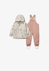 MANU SET UNISEX - Veste imperméable - peach/sea shell