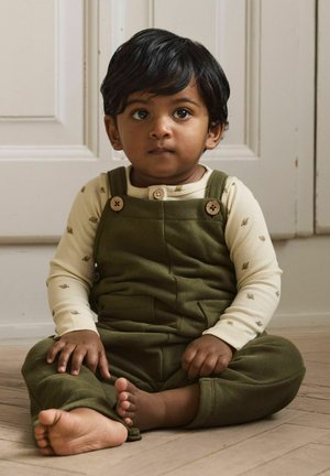 Lil' Atelier, DUNGAREES LOOSE FIT - Salopette - winter moss