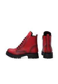 VENEZIA ANKLE BOOTS - Snørestøvletter - red