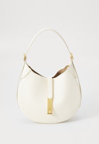 POLO ID LEATHER SMALL SHOULDER BAG - Axelremsväska - ivory