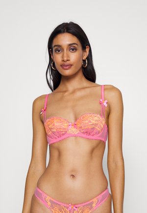 Agent Provocateur YARA BALCONY BRA - Balconette-BH - pink/orange