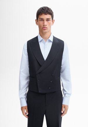PLAIN  - Suit waistcoat - dark blue