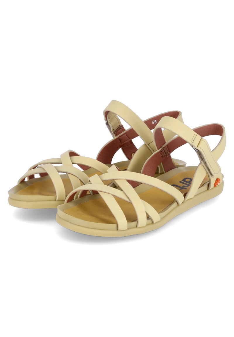 Damen Sneaker | Art LARISSA Riemensandalette gelb - KU94694 Damen Sneaker | Art LARISSA Riemensandalette gelb - KU94694