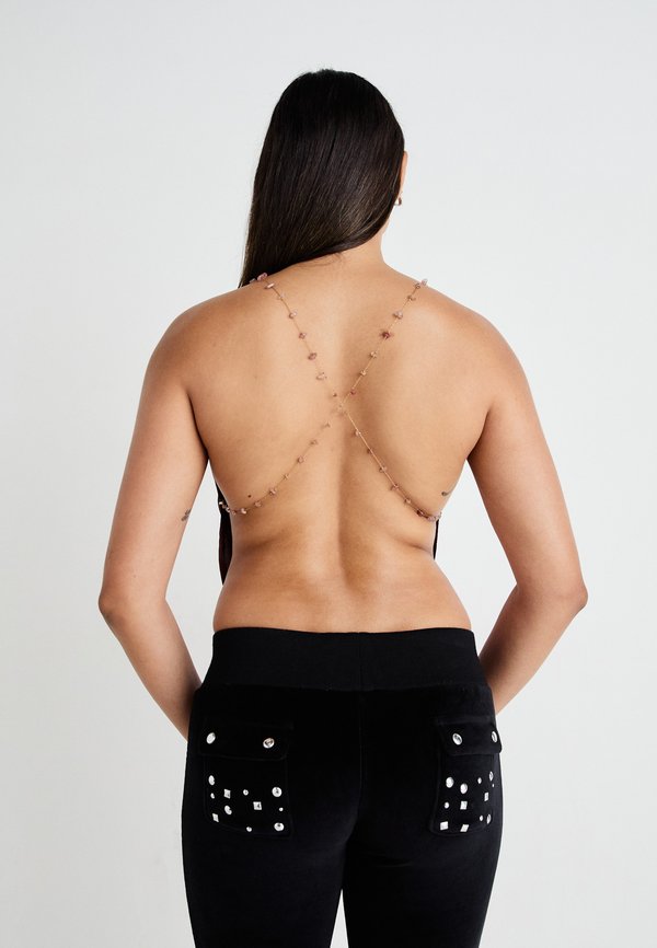 ASTERIA BACKLESS COWL  - Blouse - burgundy2