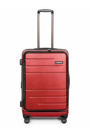 LANCASTER CDG - Valise à roulettes - carmin