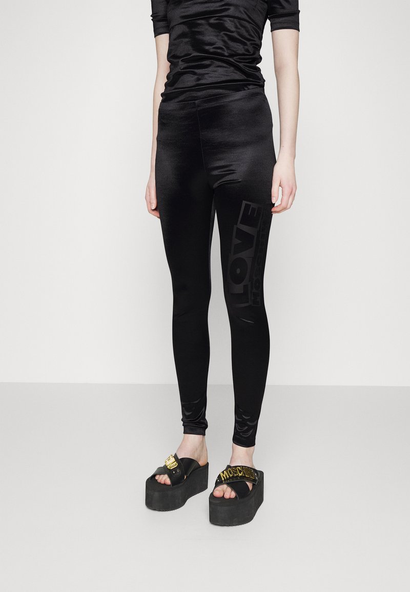 Love Moschino Leggings black/svart Zalando.no