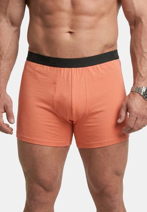 Men Plus, MIDPANTS FLEXLASTIC®, 3ER-PACK, OEKO-TEX, UNTERHOSE, BIS 8 XL - Kurze Boxershorts - terra