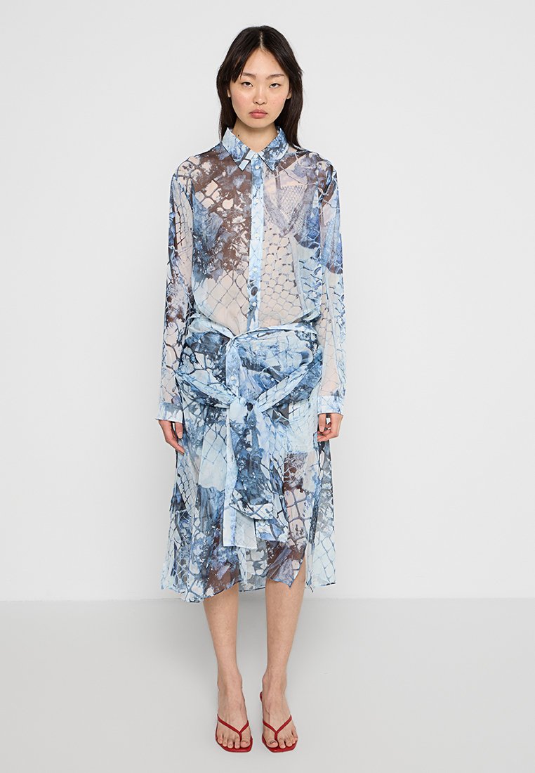 Diesel Blousejurk blauw Diesel Blousejurk blauw