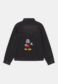 Levi's® MICKEY MOUSE TRUCKER UNISEX - Jeansjacke - washed black