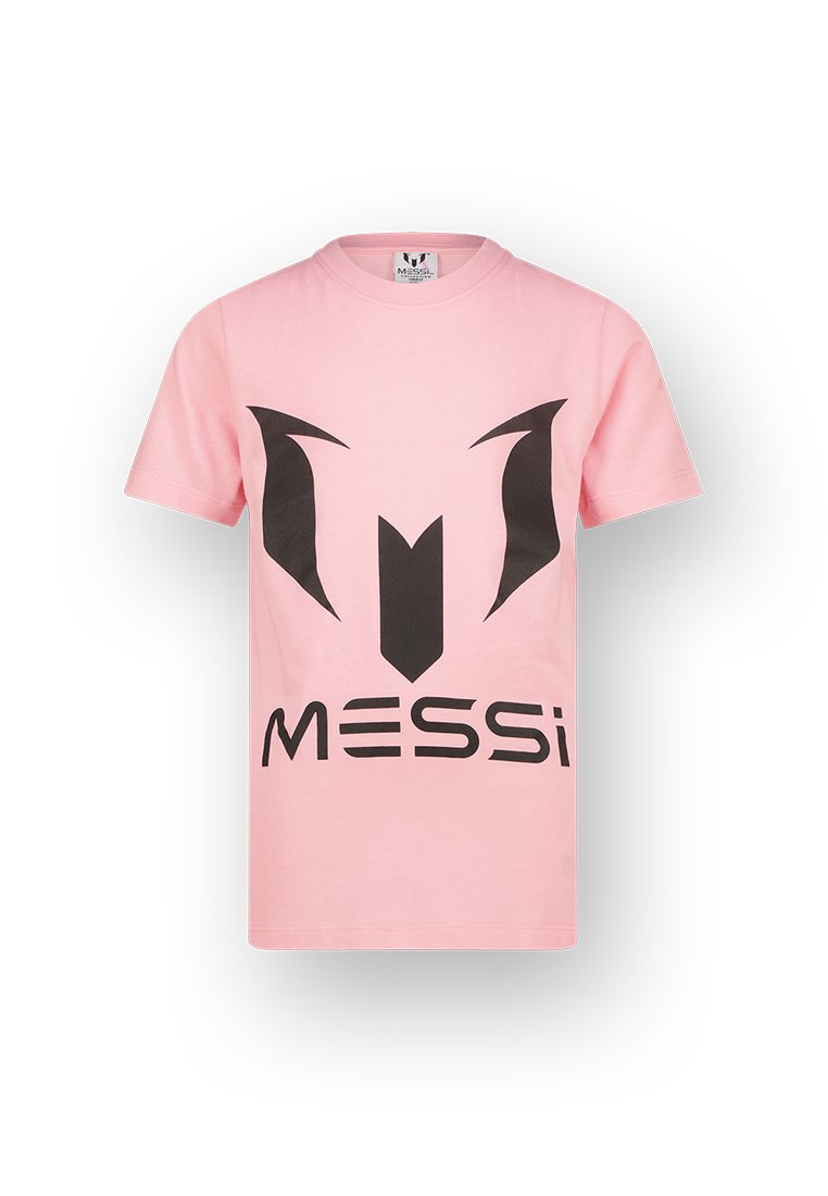 MESSI T-shirt print donkerroze