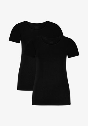 Bamboo Basics 2 PACK - Camiseta básica - black