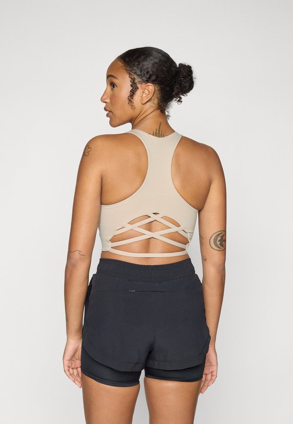 ONPFONT-2 STRING BRA - Medium support sports bra - nacreous cloud2