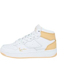 Karl Kani - Sneakers hoog - white apricot Miniatuurafbeelding 1