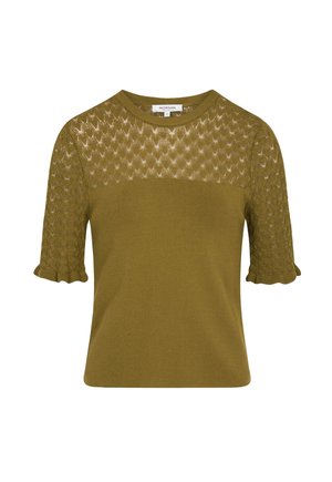 Morgan, Print T-shirt - vert olive
