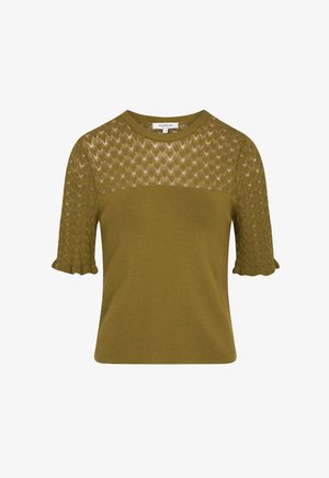 Morgan, Print T-shirt - vert olive
