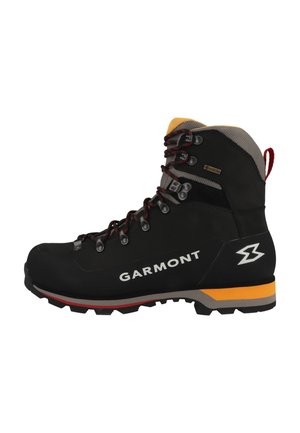 UNISEX  - Lace-up ankle boots - black garmont orange s u