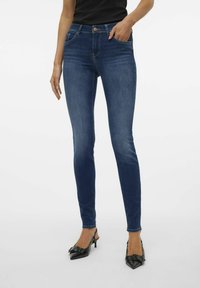 Vero Moda - VMLUX - Jeans Skinny Fit - medium blue denim Miniatyrbild 1