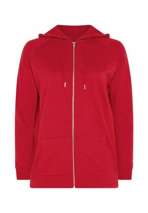Yours Clothing, PLUS SIZE SWEATSHIRTS & HOODIES - Sweatjacke - red