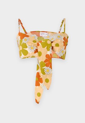 Glamorous, TIE FRONT STRAPPY CROP - Top - multi coloured
