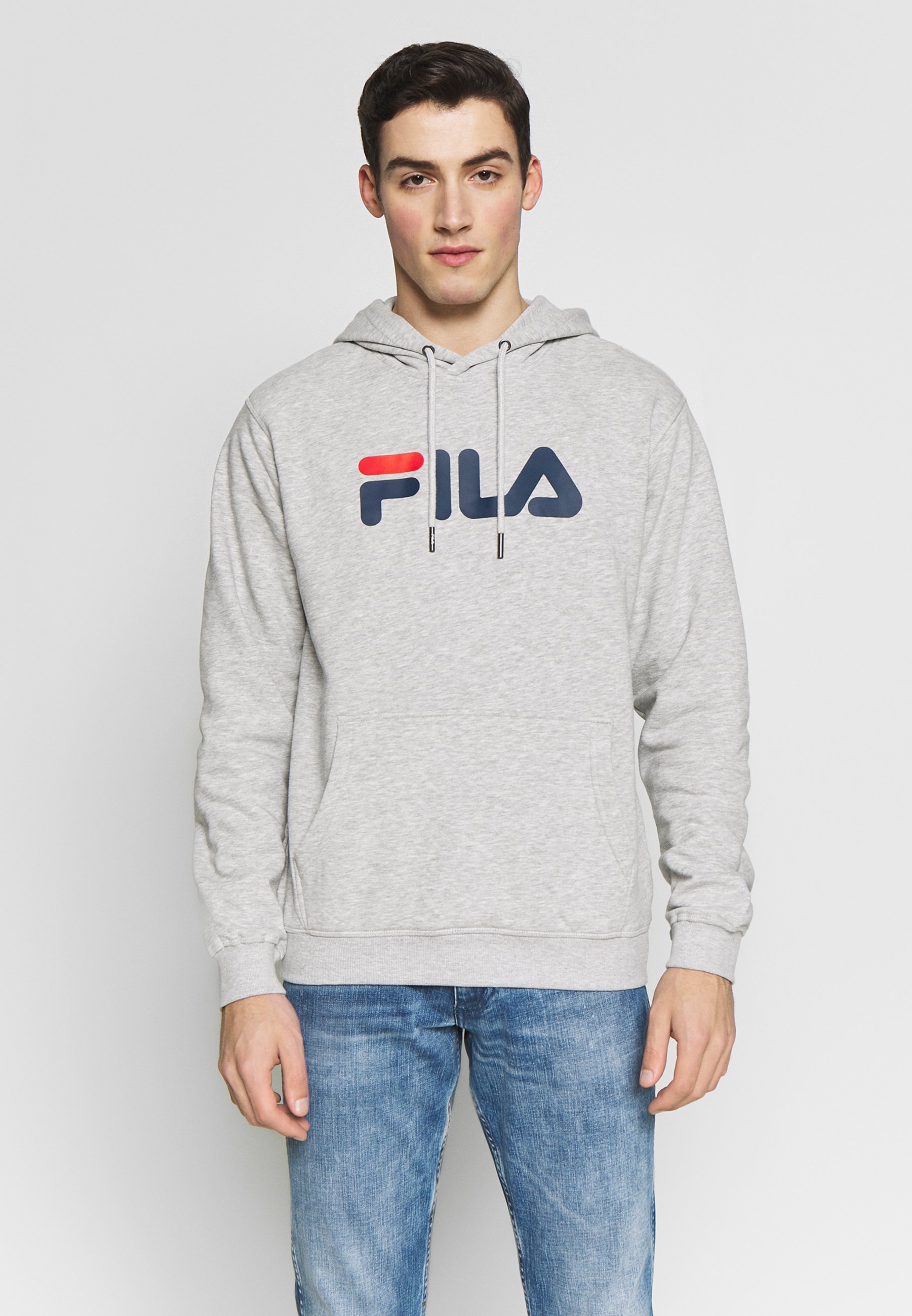 Fila PURE HOODY - Kapuzenpullover - light grey melange/grau-meliert