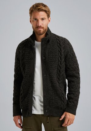 Kardigán - dark grey melee