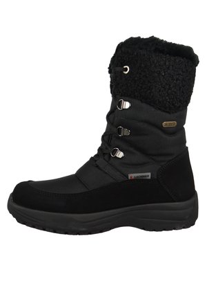Lace-up boots - schwarz