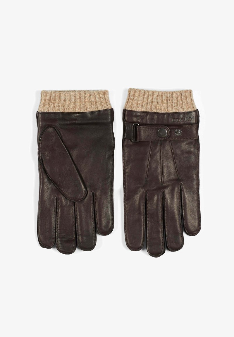 Howard London Howard London CARL - Gants - dark brown/marron foncé - ZALANDO.FR