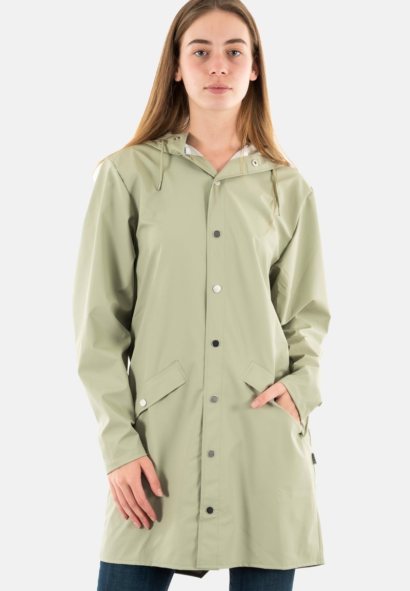 RAINS Storm Breaker Impermeabile Unisex – Giacca In PU Con Cerniera Impermeabile, Cappuccio E Tasche Saldate, Taglia XL - 5