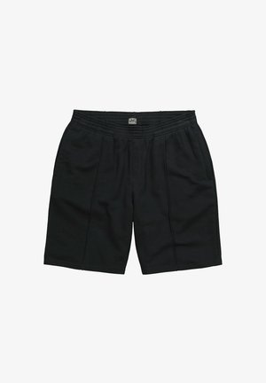STHUGE, SWEAT BERMUDA SHORTS, ELASTICATED WAIST, SEAM ON THE LEG, UP TO 8 XL - Træningsbukser - black