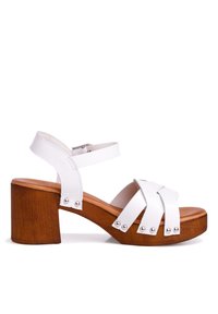 Tamaris Sandaalit nilkkaremmillä - white