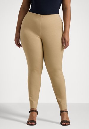 STRETCH COTTON SKINNY TROUSER - Trousers - birch tan