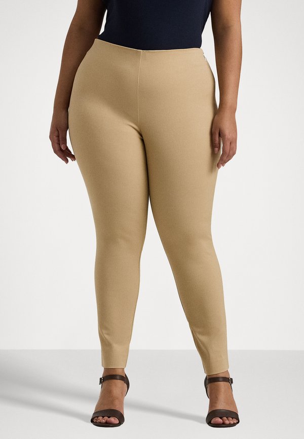 STRETCH COTTON SKINNY TROUSER - Trousers - birch tan - Main Image