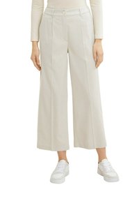 TOM TAILOR Pantalon Chino Simple Avec Ceinture Femme - Coupe Slim Fit Confortable