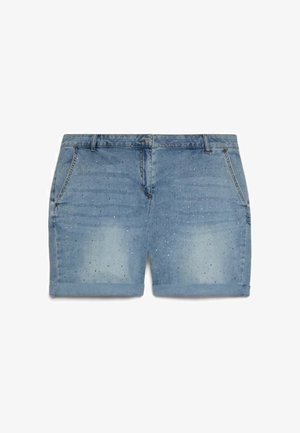 Fiorella Rubino, SHORTS CON PUNTI LUCE - Denimshorts - azzurro