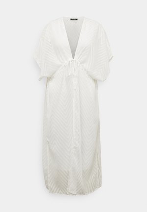 Anna Field LONG COVER UP - Paplūdimio reikmuo - white