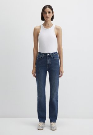 STAR - Slim fit jeans - dark used gold shape