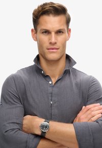 Superdry & Co CASUAL LONG SLEEVE - Camisa - castlerock grey