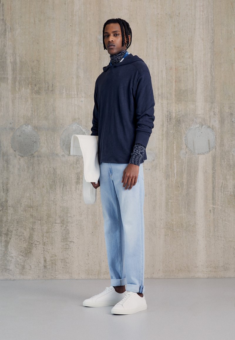 Herren Bekleidung | rag & bone FLAME HOODIE Strickpullover dark blue/dunkelblau - QO23509 Herren Bekleidung | rag & bone FLAME HOODIE Strickpullover dark blue/dunkelblau - QO23509