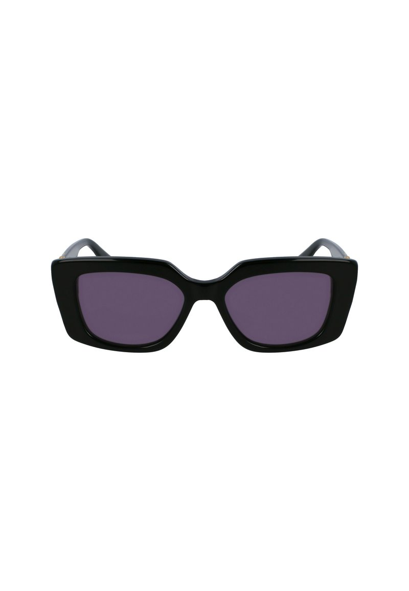 Karl Lagerfeld Black Square Sunglasses with Purple Lenses Karl Lagerfeld KL6125S 001 | Online Sale - Amevista main image 3