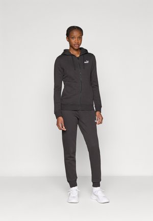 HOODED SUIT SET - Trening - black
