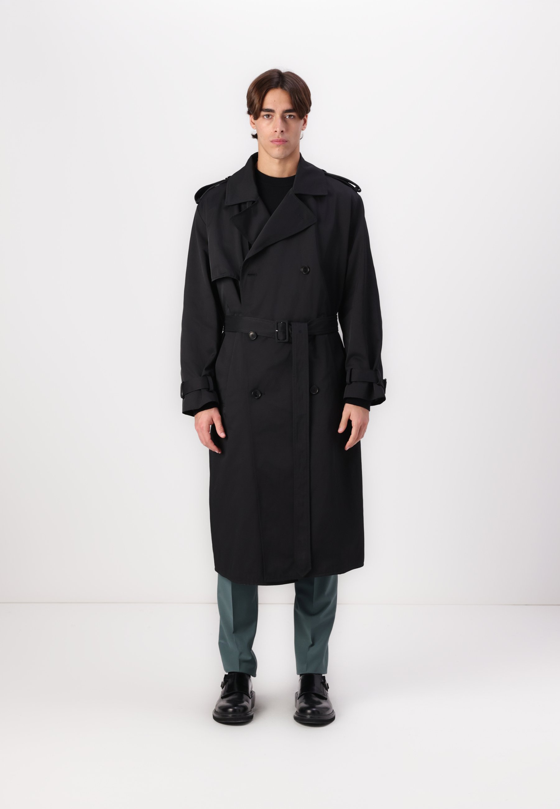 Zalando Drykorn Trenchcoat Blau DRYKORN ARNON Trenchcoat Black Zalando