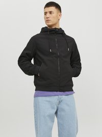 Jack & Jones - JJEBASIC HOOD - Jachetă outdoor - black Imagine miniatură 1