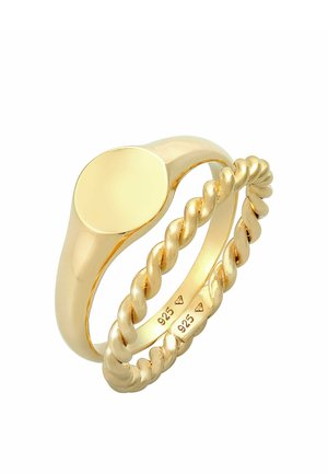 2 PACK DESIGN - Ringe - gold-coloured
