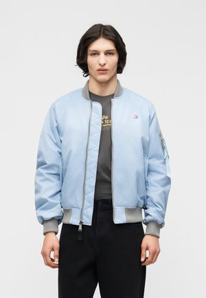 WORLD LOGO - Geacă bomber - artic blue