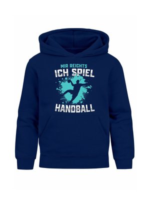 MoonWorks HANDBALL SPORT HOBBY SPRUCH MIR REICHTS ICH SPIEL HANDBALL GESCHENK HANDBALLSPIELER  - Kapuzenpullover - navy