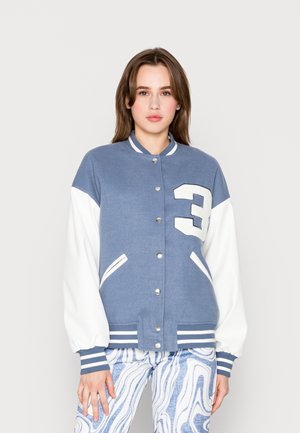 VARSITY JACKET - Bomberjacke - light blue